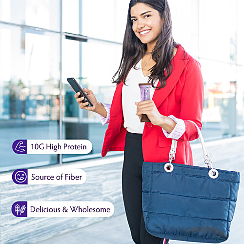 Bauli Goodness Bar - Chocolate Flavour, 50 g High Protein Source
Delicious & Wholesome