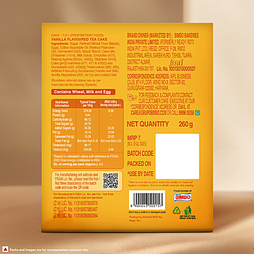 MODERN  English Tea Cake, 260 g  