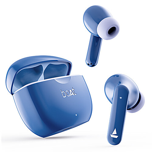 boAt Airdopes 120 Wireless Earbuds 40 hrs Playtime, Beast Mode, IWP, ASAP Charge, IPX4 & Bluetooth v5.3 - Dawn Blue, 1 pc  