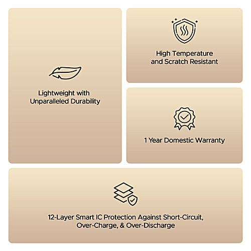 boAt Energyshroom Power Bank PB330 MagnaCharge Power Bank 10000 mAh, 15W Fast Wireless Charging - Black, 1 pc MagnaCharge Ring, LED Battery Display, Dual Mode Charging