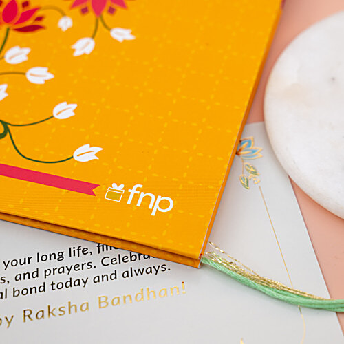 FNP Rakhi Sweet Moments Gift Set With Card & Envelope, 1 Set