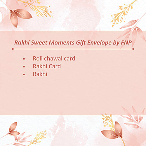 FNP Rakhi Sweet Moments Gift Set With Card & Envelope, 1 Set