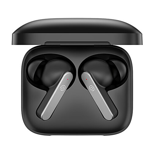 pTron Bassbuds GoMax TWS Earbuds - With HD Mic & TruTalk, AI ENC Calls, 36H Playtime & Deep Bass, Black, 1 pc