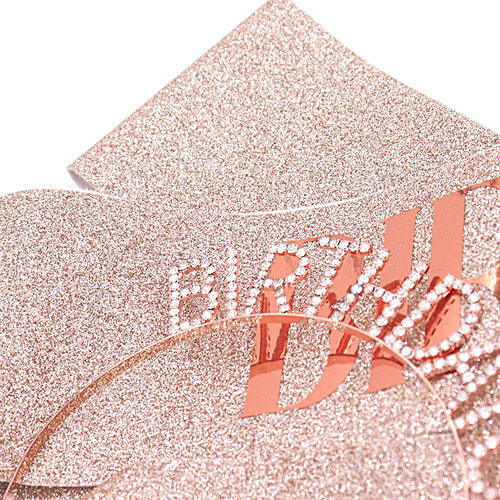 Party Propz Birthday Girl Sash & Crown - Rose Gold, 2 pcs Unique Design
High Quality
Reusable