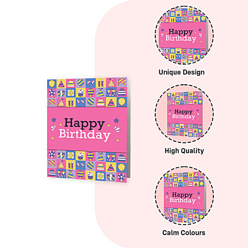 Party Propz Happy Birthday Card, 1 pc  Delightful Birthday Card
 Personal Greeting