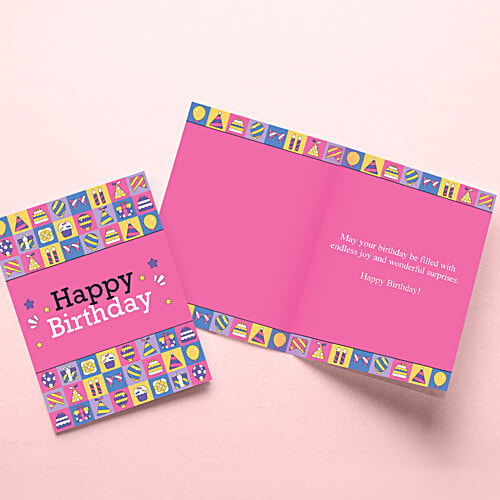 Party Propz Happy Birthday Card, 1 pc  Delightful Birthday Card
 Personal Greeting