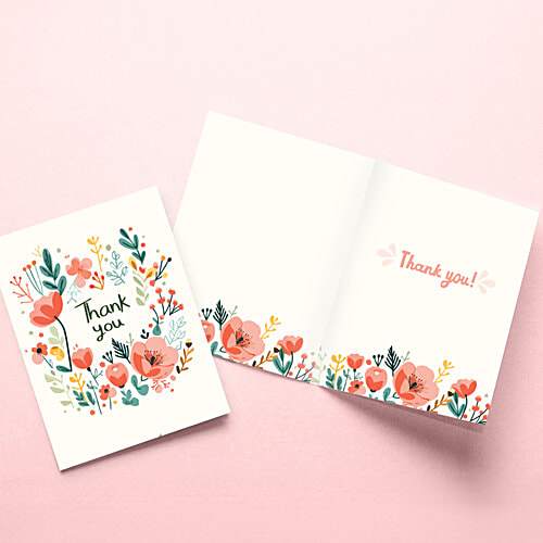 Party Propz Thank You Card, 1 pc Unique Design
High Quality
Calm Colours