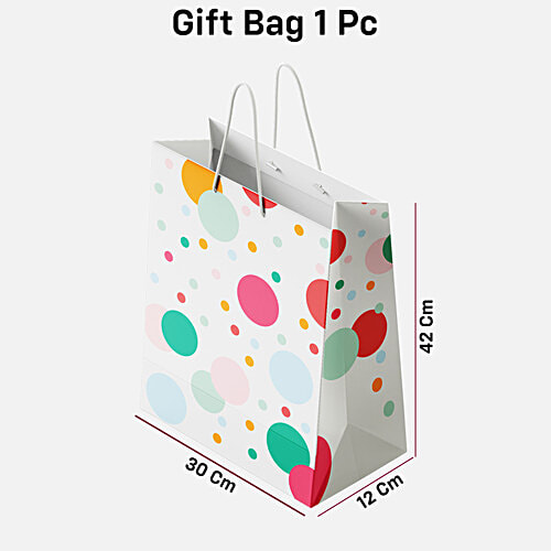 Party Propz Gift Bag - Large, 42 x 30 x 12 cm, 1 pc Versatile Design
Durable Construction
Ample Space