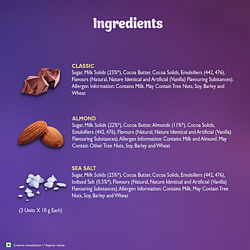 Cadbury Dairy Milk Silk Miniatures Premium Assorted Chocolate Gift Pack, 90 g (9 x 10 g) 3 Delectable Flavours, Premium Chocolate Collection, Perfect for Gifting on Special Occasions