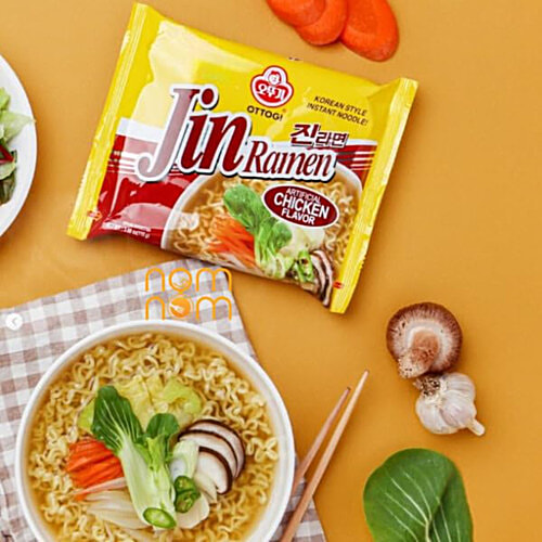 Ottogi Jin Ramen Korean Style Instant Noodles - Chicken Flavour, 110 g  