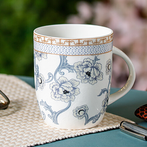 Clay Craft Orchid Coffee/Milk Mug - 355, 370 ml