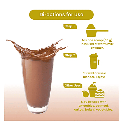 Tata 1mg Protein Pro+ - Chocolate, 400 g  High Protein Supplement Powder