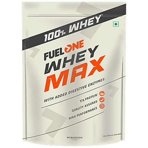Fuel One Whey Protein Max Powder - Chocolate Flavour, 1 kg  