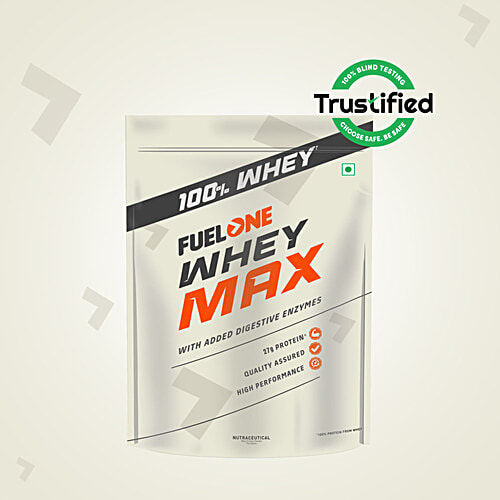 Fuel One Whey Protein Max Powder - Chocolate Flavour, 1 kg  