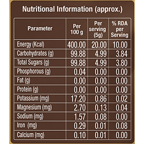 Parry's Gold Premium Brown Sugar, 500 g  Contains Antioxidants, Helps Control Blood Sugar Spike