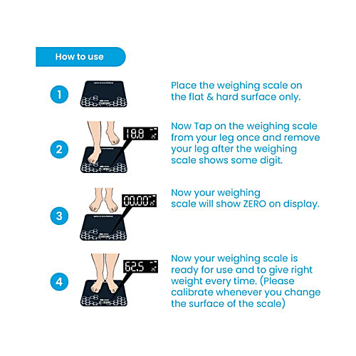Tata 1mg Digital Weighing Scale, Premium Weighing Machine For Precise Measurement - Verified & Stamped By Legal Metrology Of India, 1 pc  