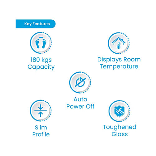 Tata 1mg Digital Weighing Scale, Premium Weighing Machine For Precise Measurement - Verified & Stamped By Legal Metrology Of India, 1 pc  