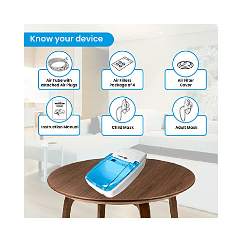 Tata 1mg Nebulizer For Kids & Adults, 1 pc  