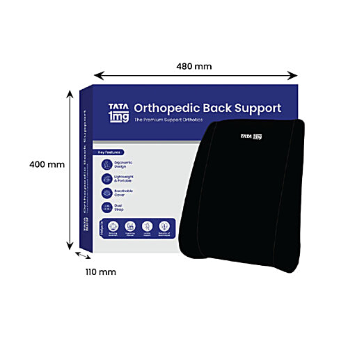 Tata 1mg Orthopaedic Back Rest, 1 pc  