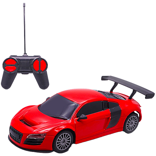 Frendo Remote Control Car - High Speed Racing 1:24 Rechargeable With Headlight, C Type Charging, Red, 1 pc Lights Race Day
Rechargeable Plug, Charge, Ready to Go
