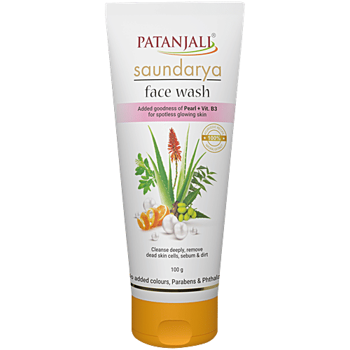 Patanjali Saundarya Face Wash, 100 g  