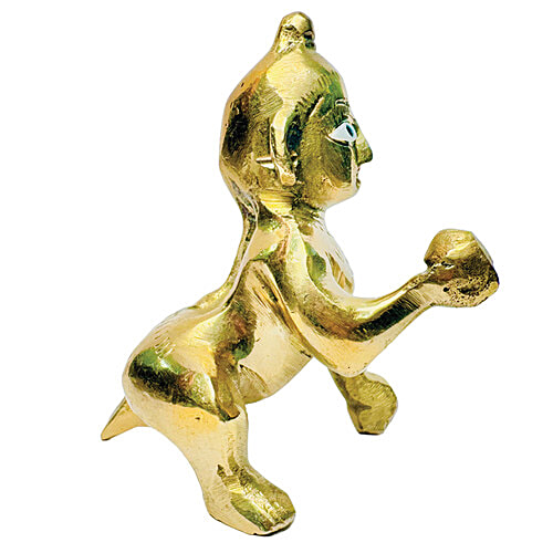 Mangal Bhavan Laddu Gopal Brass Idol Janmashtami - 5 x 3.5 x 5.5 cm, 1 pc  