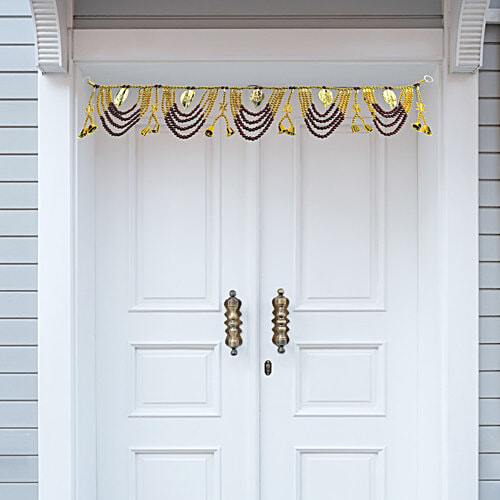 Mangal Bhavan Handmade Pearl Bandhanwar Toran, 1 pc