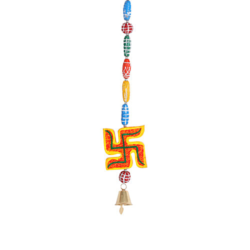 SBE Latkan Pair, Hanging Mala - Swastik, 2 pcs  