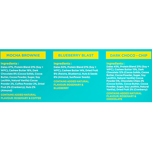 Yoga Bar 10 g Protein Bar Variety Pack Assorted - Gluten-Free, Healthy Snacks, Raw Cold Pressed, Date Unsweetened, Premium Whey, 300 g (6 N x 50 g each)