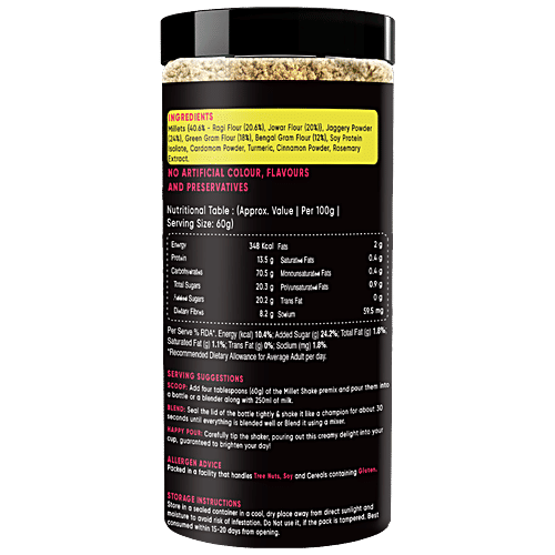 True Elements Millet Shake Premix, 450 g