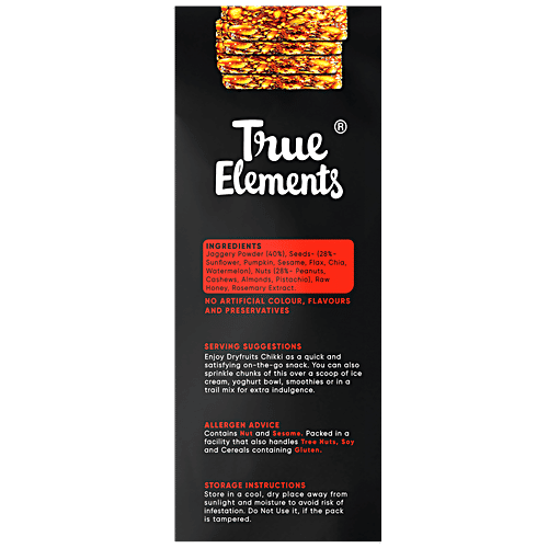 True Elements Dryfruits Chikki, 240 g