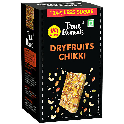 True Elements Dryfruits Chikki, 240 g