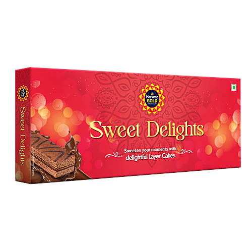 Harvest Gold Sweet Delights Layer Cake - Festive Pack, 300 g