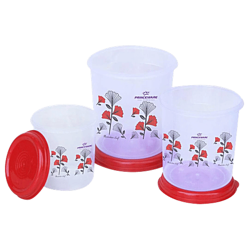BB GM Prince Ware Container Set - 4L, 7L, 12L, Free Article Slab, 2 To 1, 3 pcs