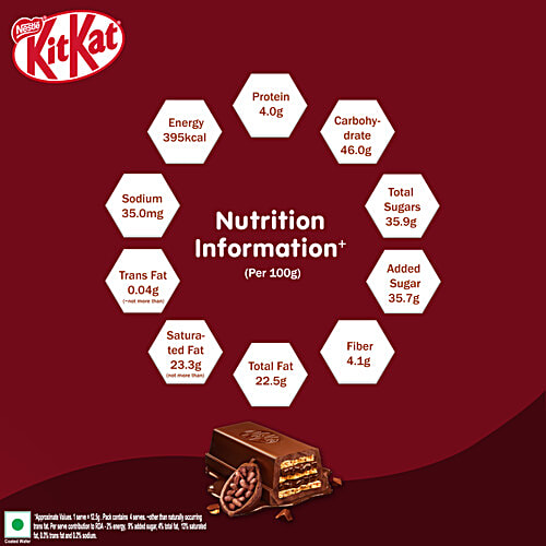 Nestle KitKat Delights Dark Coated Wafer, 50 g  