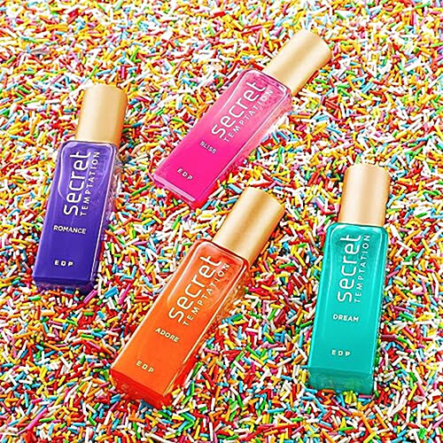 Secret Temptation Premium Perfume For Women - Long Lasting Luxury Perfume Set, Birthday Perfume Gift Set For Her, Anniversary Gift For Wife, 80 ml (4 N x 20 ml each)