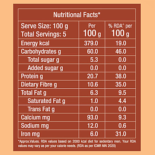 Parry's Split Chana Dal, 500 g Rich In Protein, Rich In Iron, Rich In Dietary Fibre