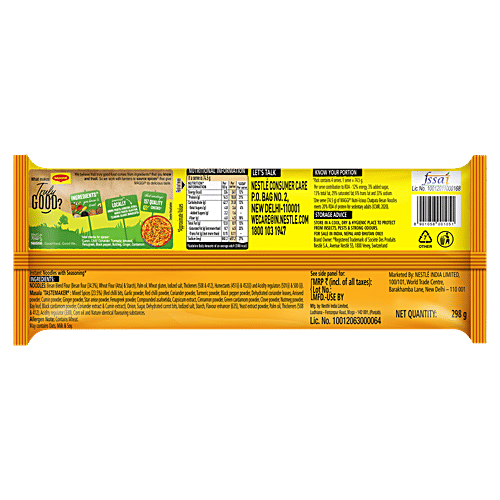 Maggi Nutri-licious Chatpata Besan Noodles, 298 g Rich in Protein & Fibre, Instant Noodles With Seasoning