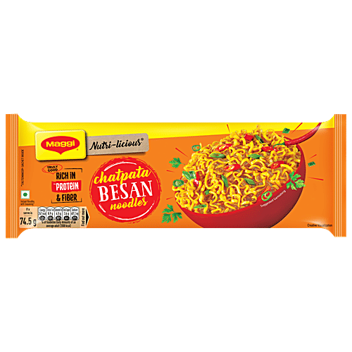Maggi Nutri-licious Chatpata Besan Noodles, 298 g Rich in Protein & Fibre, Instant Noodles With Seasoning
