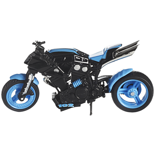 Hot wheels  Toy Motorcycles, 1:18 Moto Assortment - Large-Scale Toy Bikes, Moto Sports, Detailed Decos, Miniature Race Bikes, Assorted, 1 pc  Gift for Kids 3 Years & Older