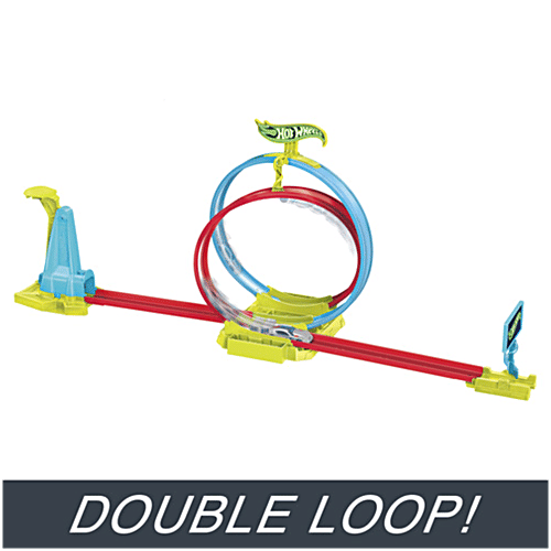 Hot wheels Neon Speeders Laser Stunt Slamway Track Set with 1 Hot Wheels Car, Tri-Coloured Connectable Track, Easy Storage, 1 pc Neon-themed racing and stunting
Easy storage with designated spots