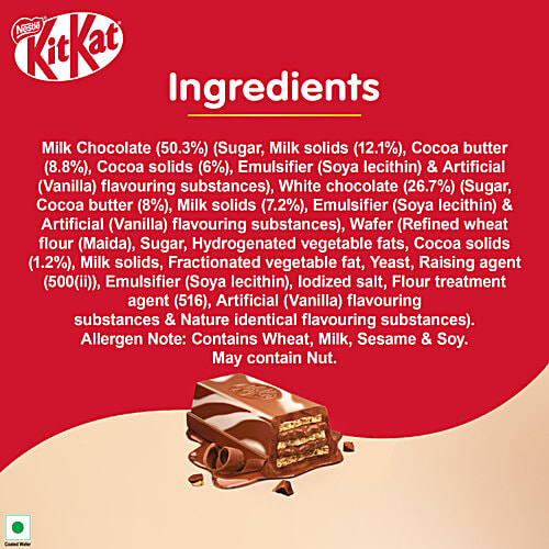 Nestle KitKat Delights Double Choco Coated Wafer, 63 g  