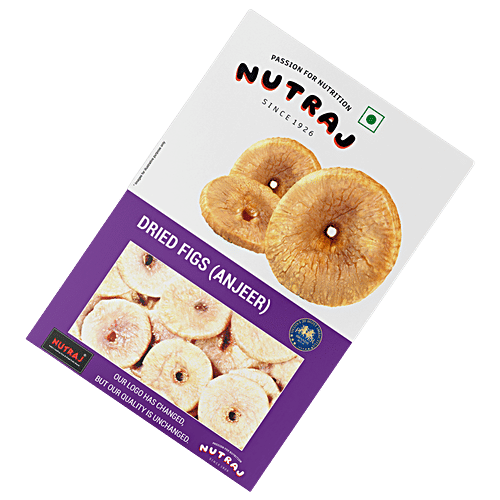 Nutraj Dried Figs Anjeer, 250 g Carton 