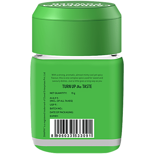 SNAPIN Cardamom/Elaichi Powder, 15 g  