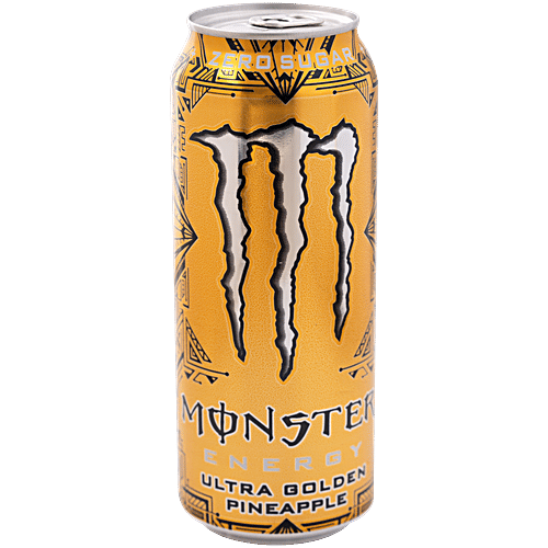 Monster Imported Energy Ultra Golden Pineapple - Imported, 500 ml Zero Sugar