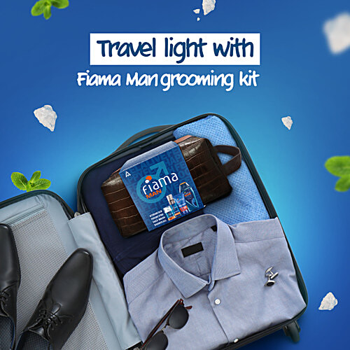 Fiama Man Grooming Essentials, 4 pcs  Ideal Gift Set for Rakshabandhan