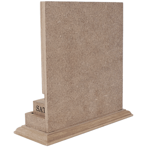 Little Birdie MDF Table Photo Frame - With Cube Block Calendar, 1 pc  Customisable Frame
 Desk Calendar