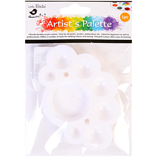 Little Birdie Artist Colour Palette 8 Wells, 1 pc