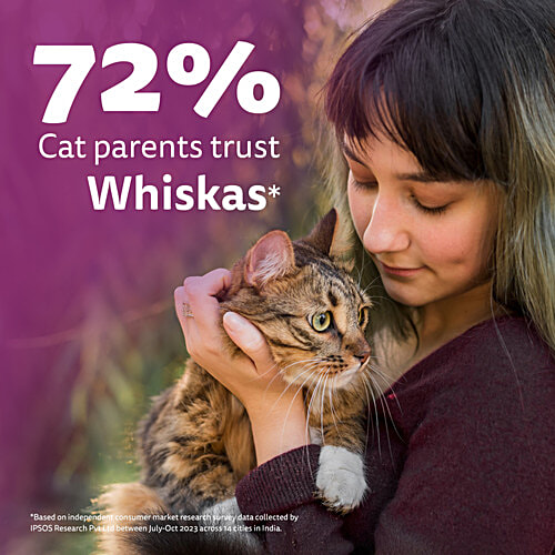 Whiskas Adult 1+ Years Wet Cat Food - Tuna & White Fish Flavour, 1.12 kg (14x80 g) Tuna & White Fish Flavour, Complete & Balanced Nutrition