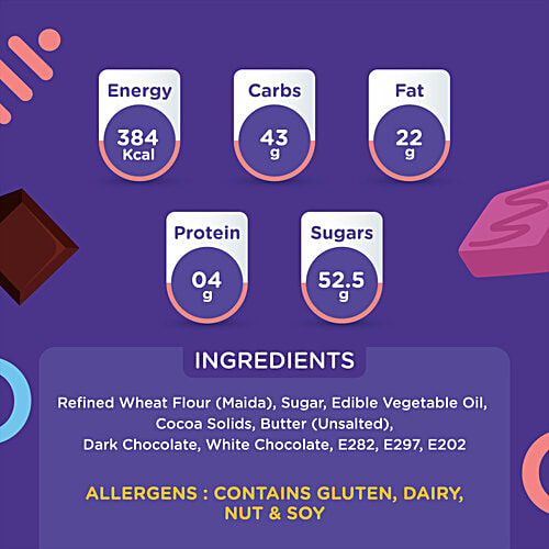 CakeZone Double Chocolate Brownie, 85 g